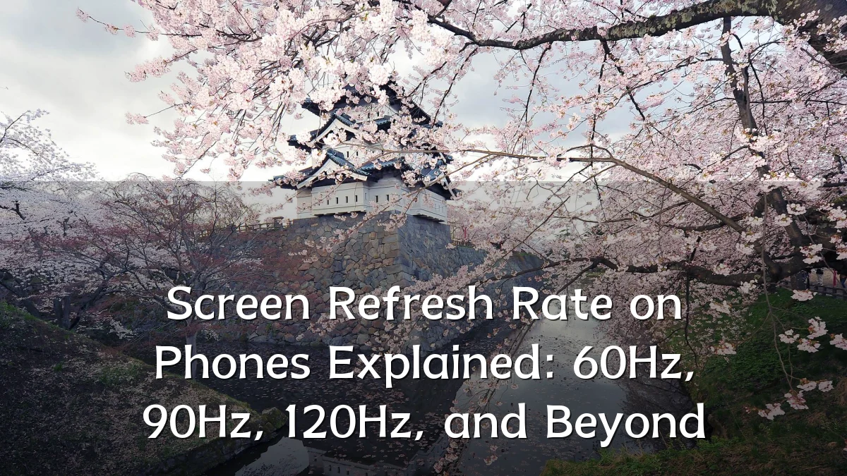Screen Refresh Rate on Phones Explained: 60Hz, 90Hz, 120Hz, and Beyond
