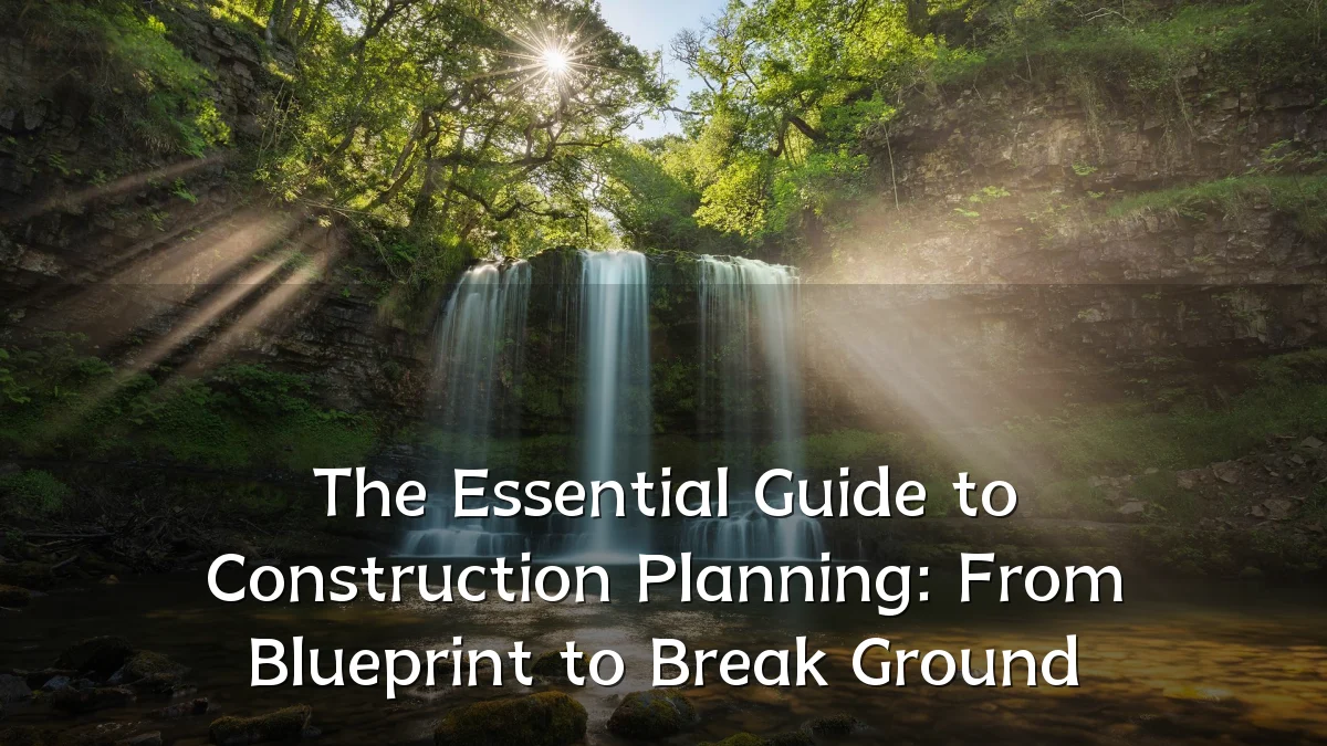 The Essential Guide to Construction Planning: From Blueprint to Break Ground