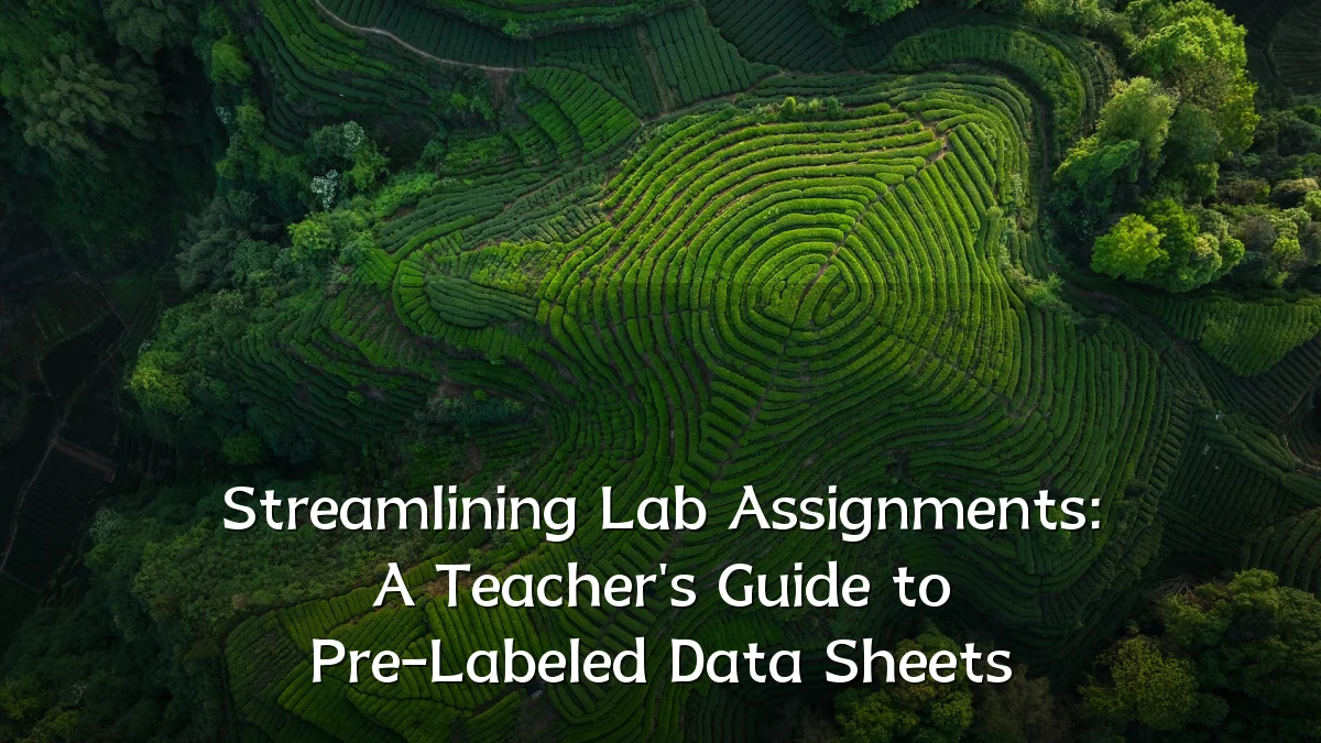 Streamlining Lab Assignments: A Teacher's Guide to Pre-Labeled Data Sheets