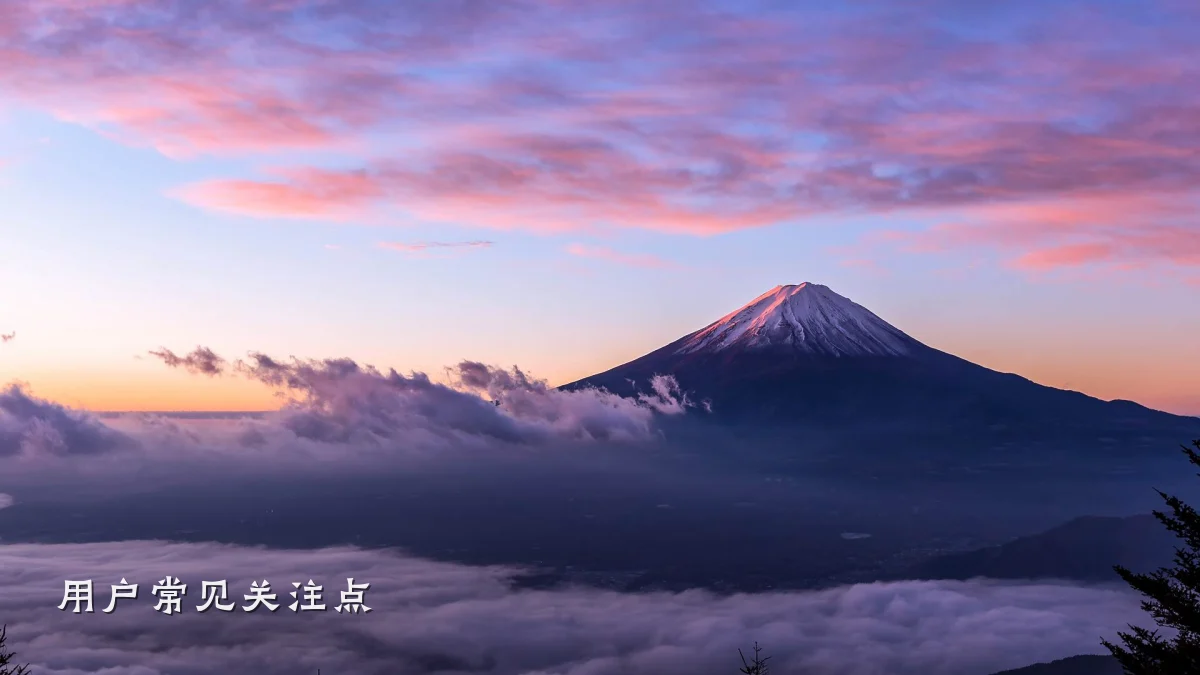 用户常见关注点