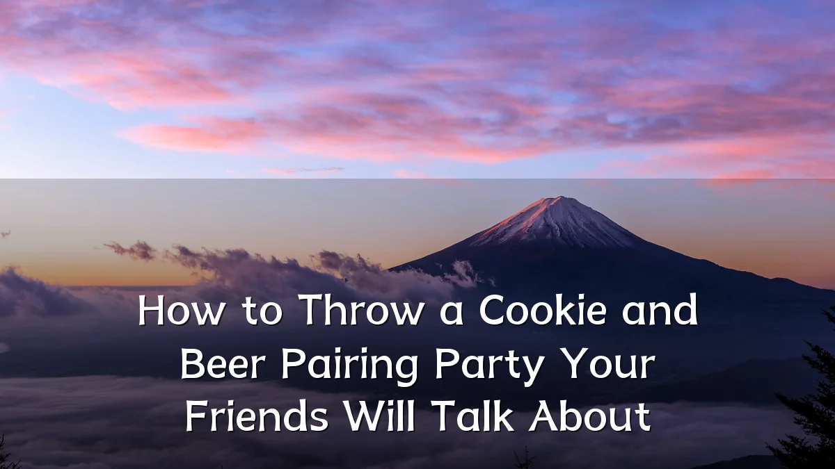 How to Throw a Cookie and Beer Pairing Party Your Friends Will Talk About