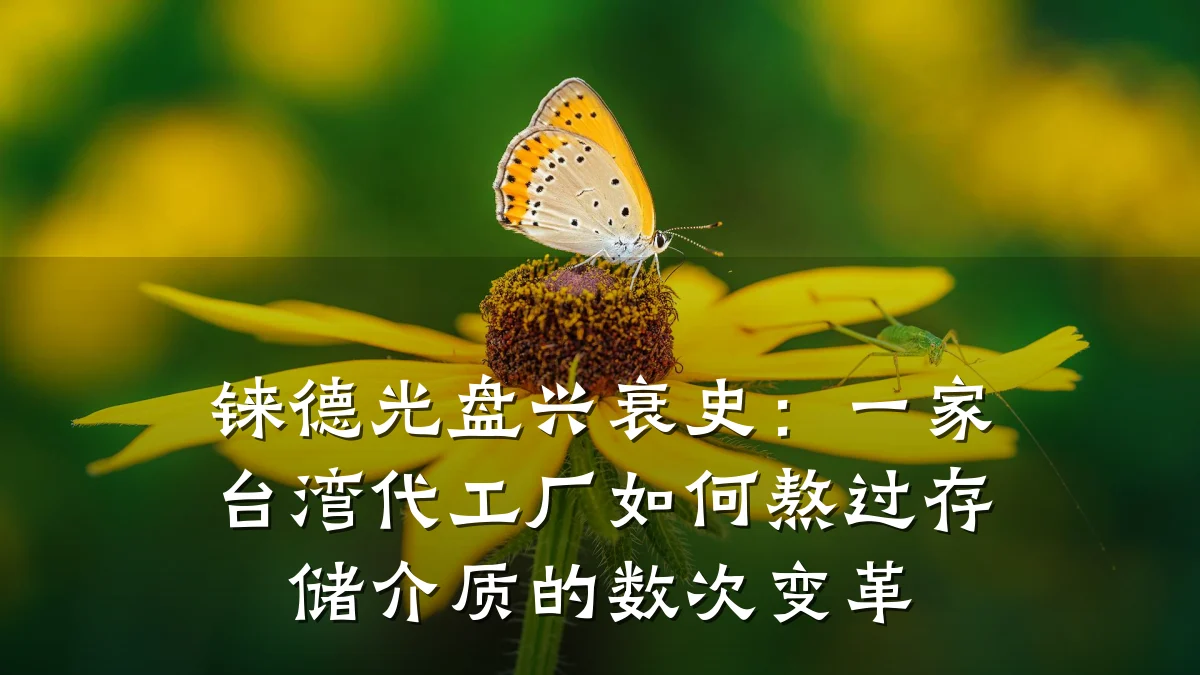 铼德光盘兴衰史:一家台湾代工厂如何熬过存储介质的数次变革